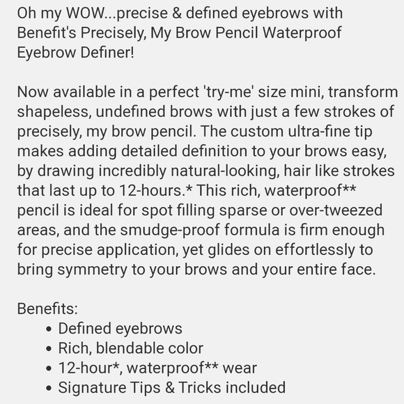 COPY- 3 for$30 BENEFIT MY BROW PENCIL-3.5 NEUTRAL - Picture 9 of 10